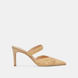 Dolce Vita Kaline pointed raffia heels sz 7.5